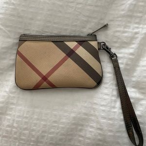 Burberry Nova Check Wristlet